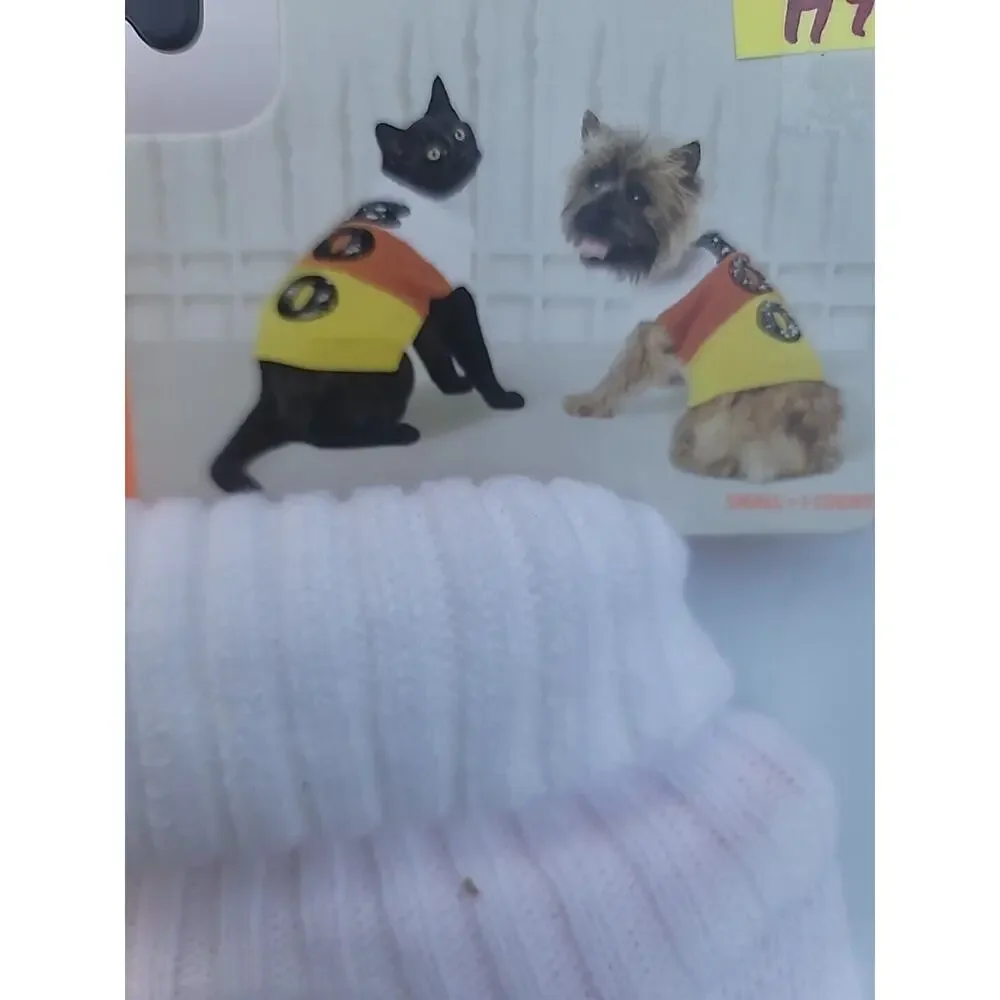 H44A Pet Halloween Sweater Costume Size med BOO NEW FAST SHIPPING